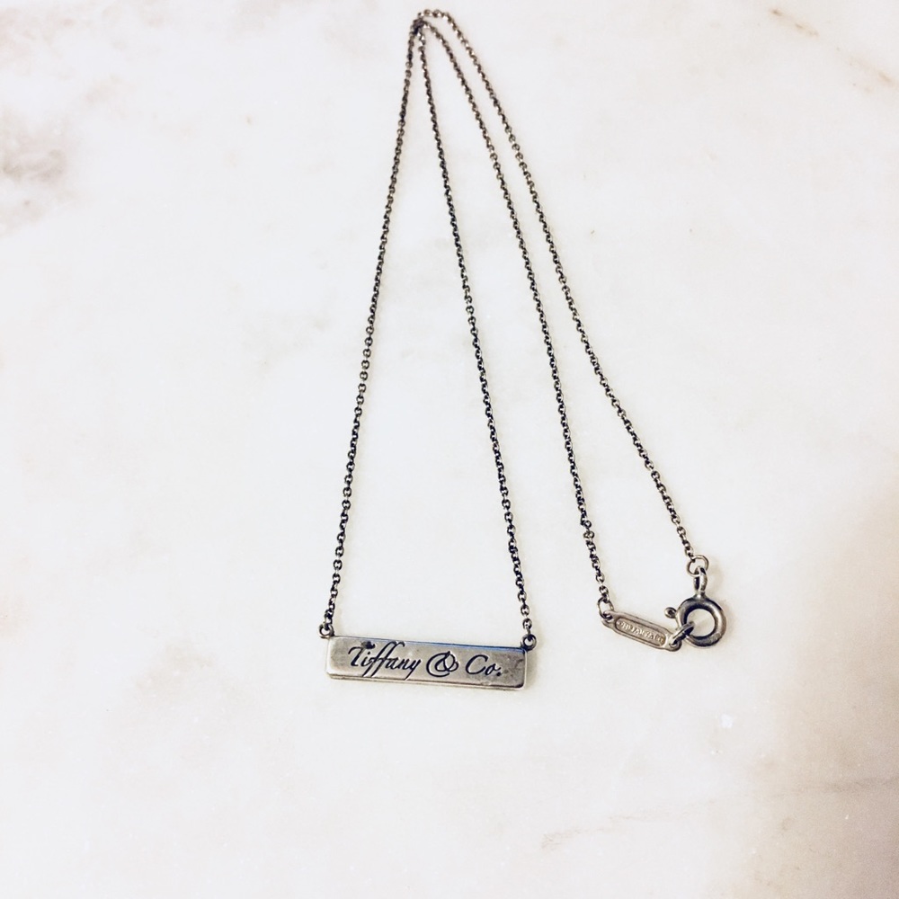Tiffany and Co Notes Bar necklace sterling silver